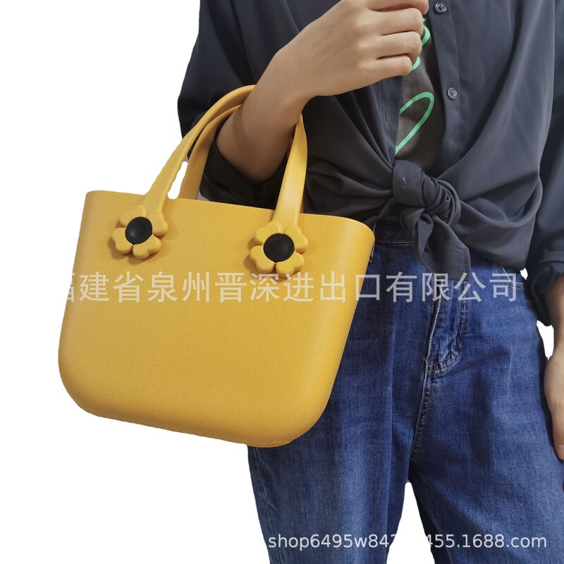 Wholesale Girls' Mini Cute Beach Waterproof Tote Bag Summer Rubber Fashion Eva Handbag Lightweight