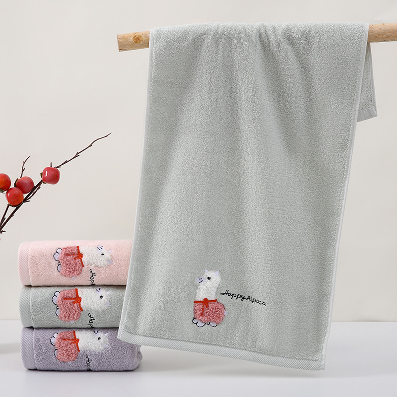32 strands adult thickened cotton towel household soft absorbent embroidery logo wholesale gift small fish face towel 32 strands adult thickened cotton towel household soft absorbent embroidery logo wholesale gift small fish face towel