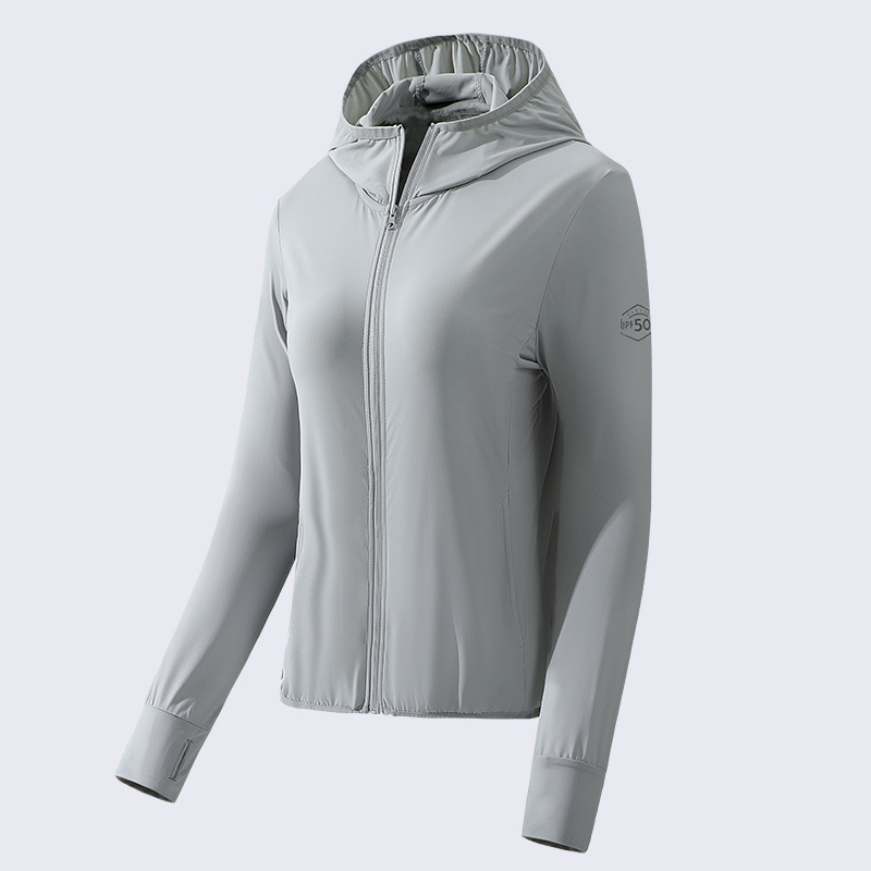 Verano nueva ropa de piel Banana Bottom mismo estilo ropa de seda de hielo protección UV UPF50 + ropa de protección solar transpirable para hombres al por mayor