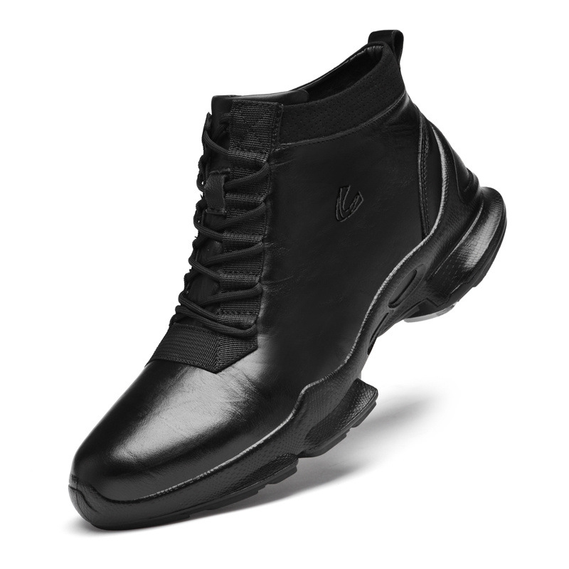 8075-1 블랙 하이탑 슈즈