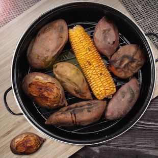 Household Roasted Sweet Potato Artifact Roasted Sweet Potato Special Stove Roasting Oven Household Small Sweet Potato Corn Chestnut Potato Pot