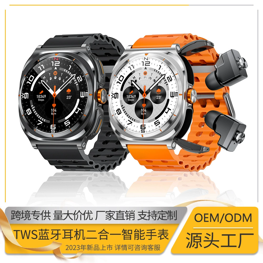 Новые трансграничные умные часы GT98 TWS Bluetooth-гарнитура «два в одном» с вызовом в мультиспортивном режиме, мониторинг здоровья