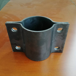 100X3Mm Widened Thick Iron Plate Vertical Pole Wire Pole Round Pipe Locking Fixed Clip Pipe Hoop Pipe Clip