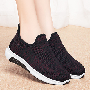 Old Beijing Cloth Shoes Women's New Cotton Shoes Fleece-lined Soft Sole Ladies Non-slip Elderly Grandmother Autumn and Winter Mother's Cotton Shoes