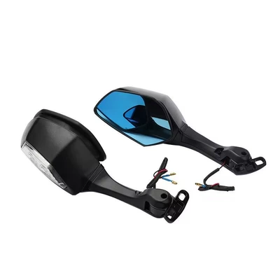 Wholesale Applicable Qianjiang 22-25 Sai Motorcycle rearview mirror - 414-rear-view-mirror-blue-glass