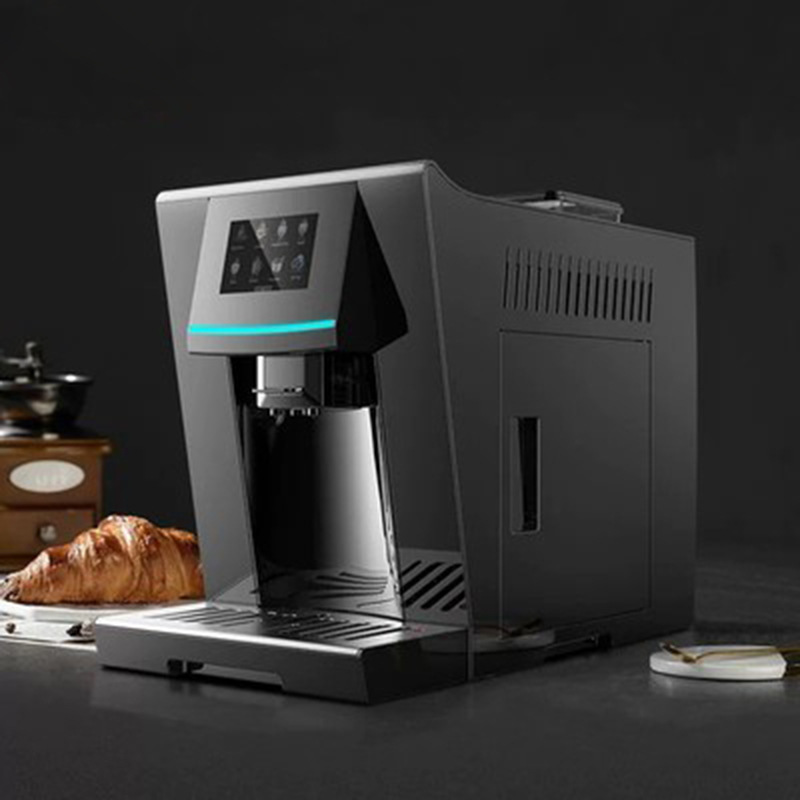 Office and Home Use Fully Automatic Coffee Machine with Integrated Grinder and Milk Frother, Small Commercial Italian and American Style All-In-One Machine Office and Home Use Fully Automatic Coffee Machine with Integrated Grinder and Milk Frother, Small Commercial Italian and American Style All-In-One Machine