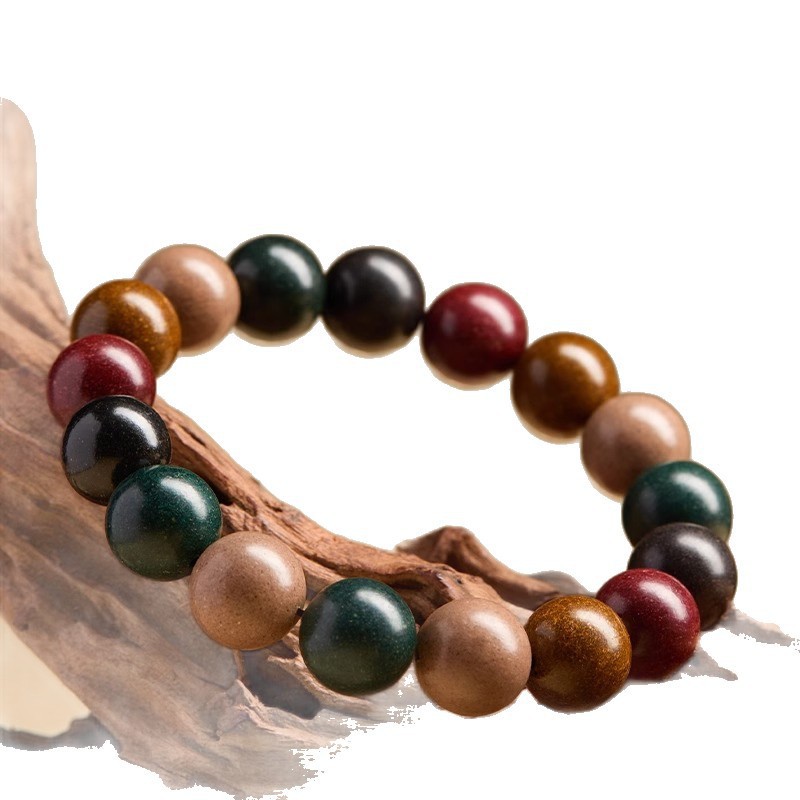 Cinco elementos de perlas de perlas de fragancia medicinales chinas de mano Wen Jue perlas de Buda rosario de perlas dispersas de la corte heredado la fuente de la antigua ley de fabricación