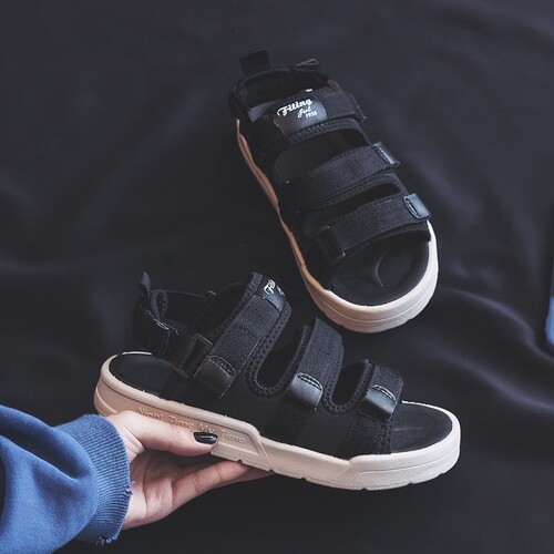  Summer New Slippers Couple Shoes Outdoor Casual Vietnam Trendy Sports Personalized Outer Wear Beach Sandals Slippers