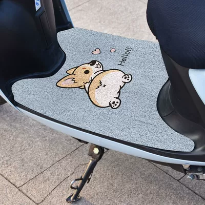 Electric vehicle foot mat – Wire Ring Waterproof Mats - little-corgi-2540cm