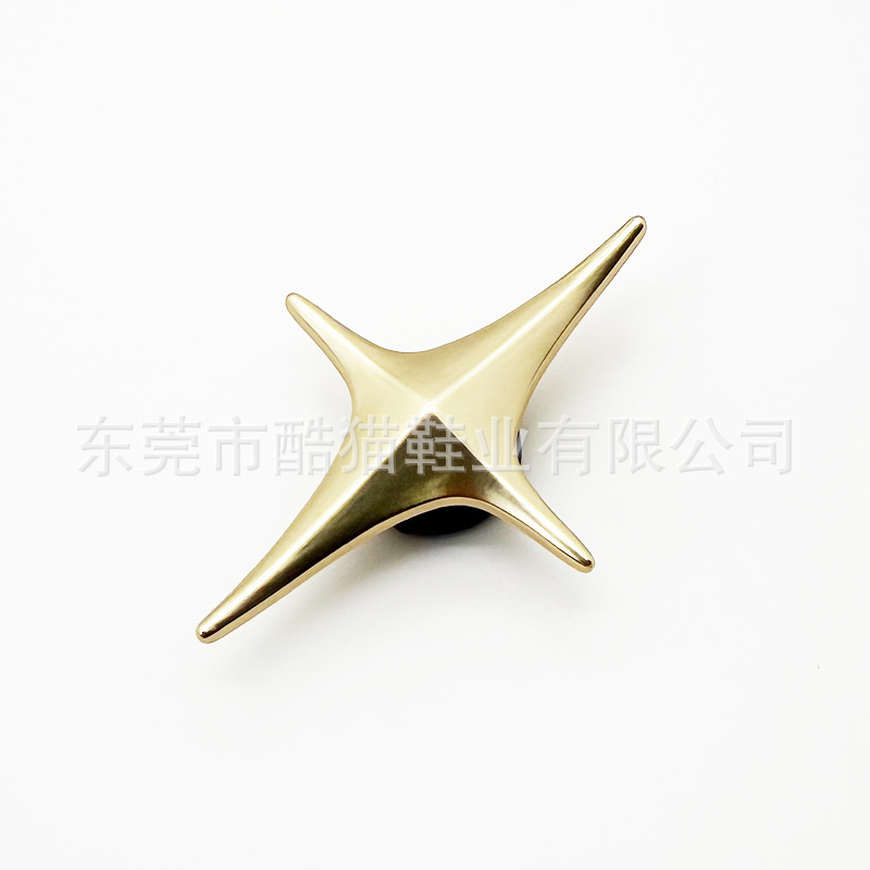 新款洞洞鞋配饰同款金属蝴蝶珍珠水钻北极星diy套装鞋花鞋扣装饰|undefined
