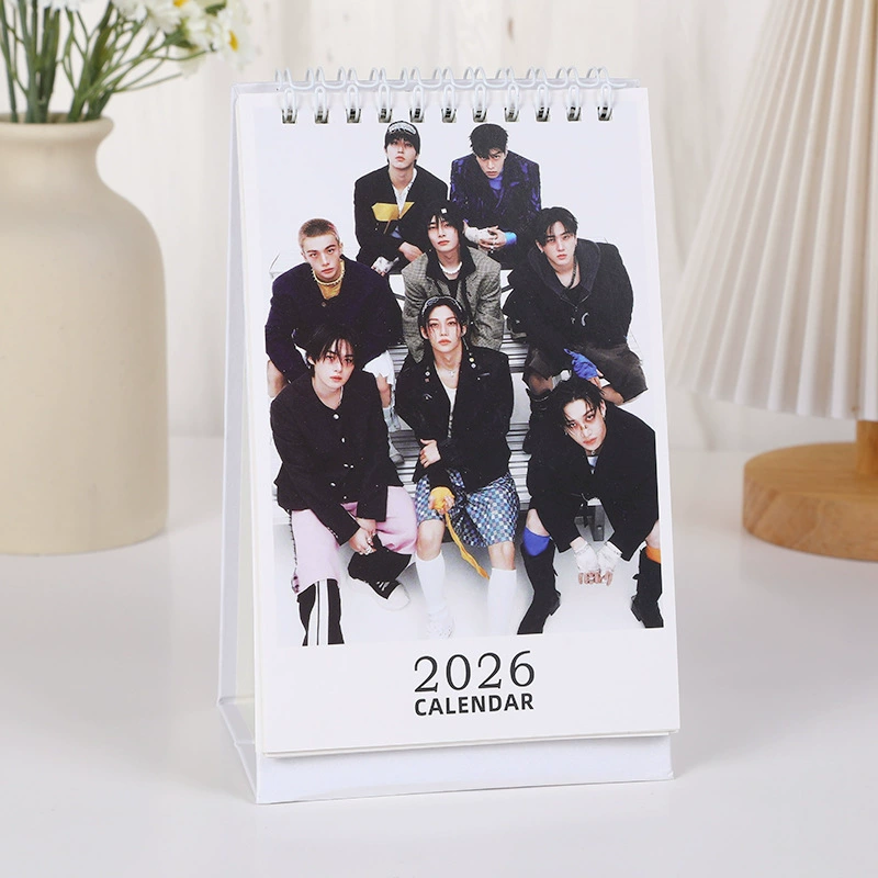 Настольный календарь 2026 — Stray Kids SVT (G)I-DLE, новый календарь с изображениями знаменитостей