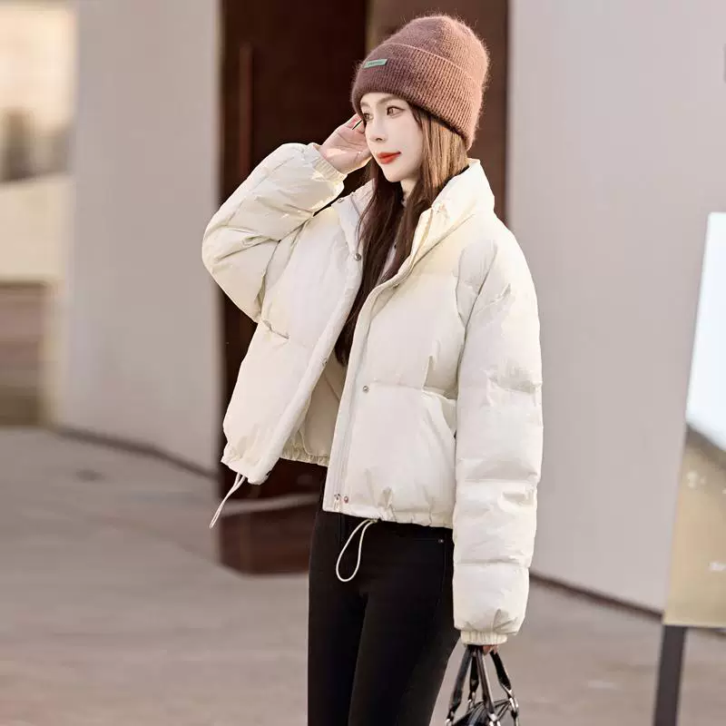 Fashionable short down jacket, 2024 years, oversize, for teenagers