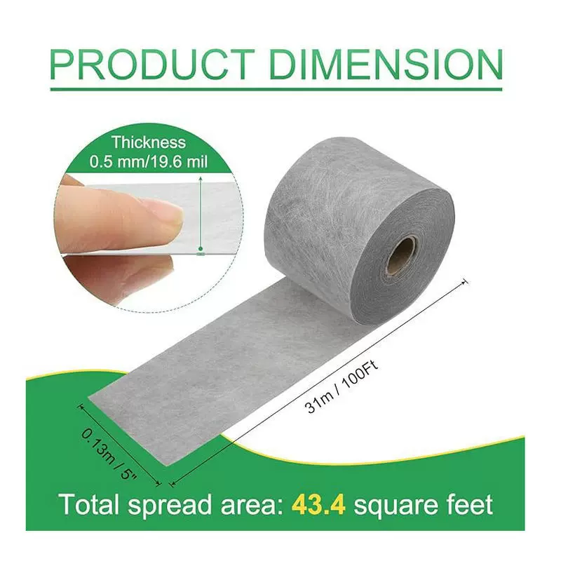 跨境丙纶布聚乙烯防水卷材现货屋顶家用室内卫生间防潮材料高抗压
