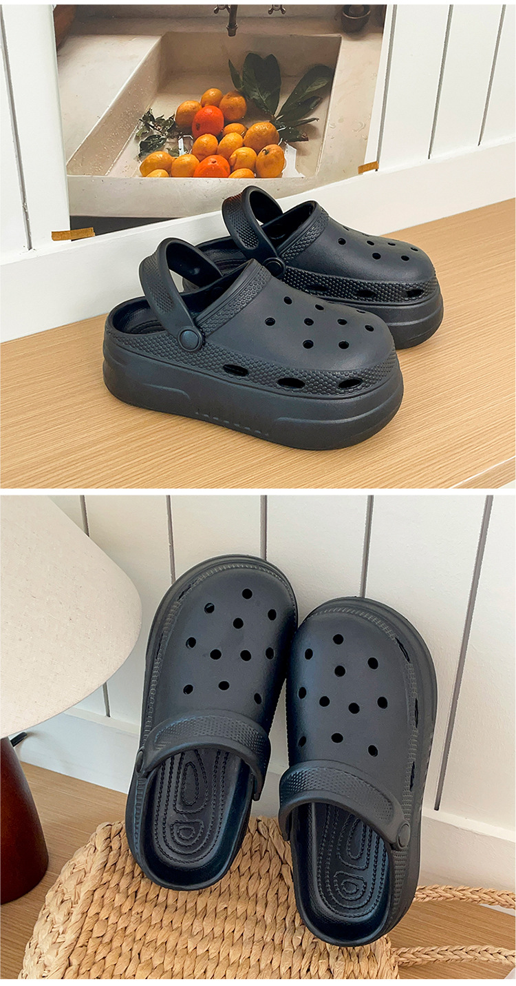 Women's Platform Beach Clogs Non-slip Eva Sandals For Summer_voghion.com