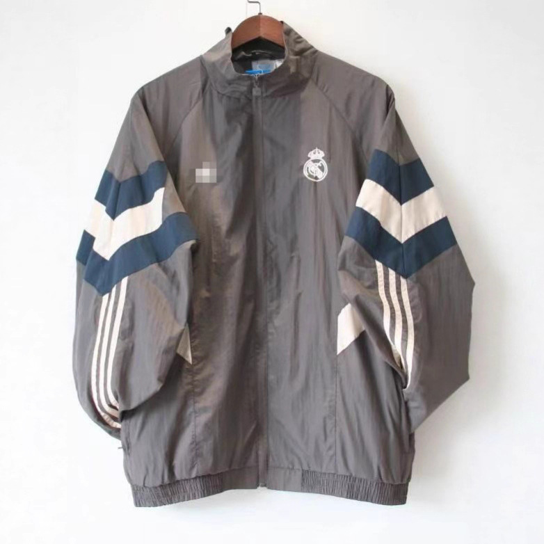 Spring and Autumn Leaf Sports Hooded Windbreaker Embroidered Logo Men's Training Wear Football Jacket Running Casual Cross-Border Wholesale