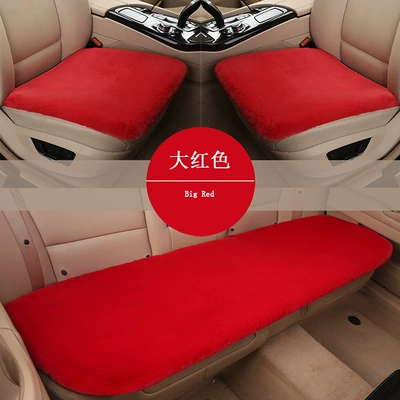Wool pad Short Plush Four-Season Universal Rabbit - upgraded-modelfour-layers-of-thickening-big-red-five-seats