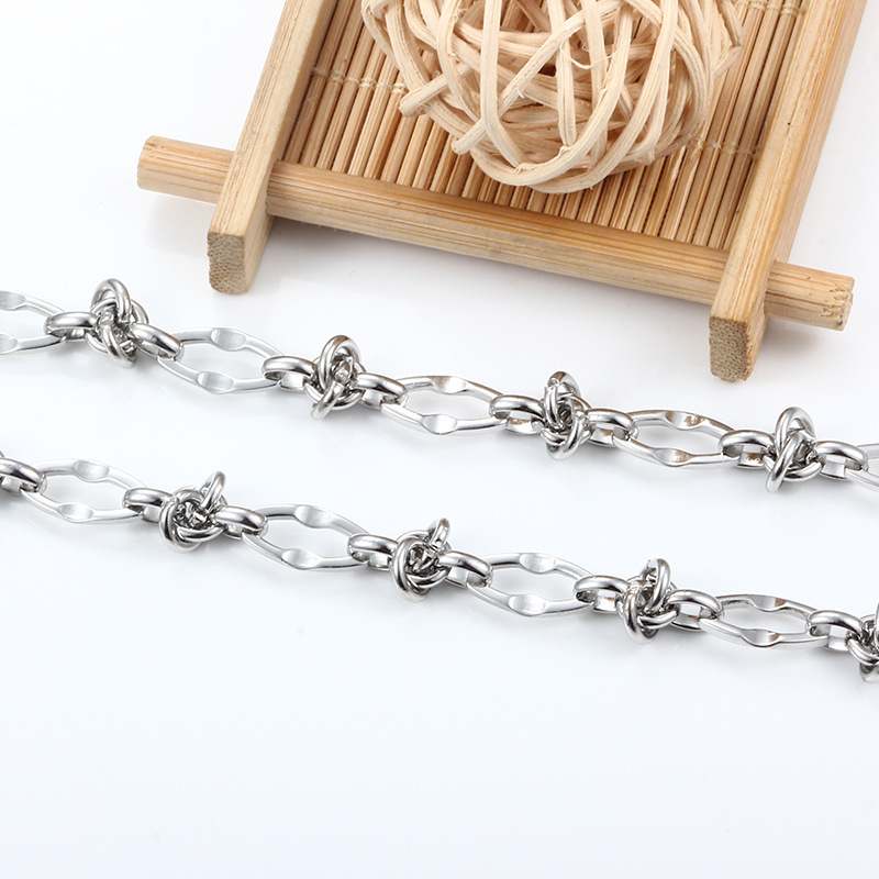 304 Stainless Steel Material 1 M 304 Stainless Steel Diameter 9mm Jewelry Accessories Chain