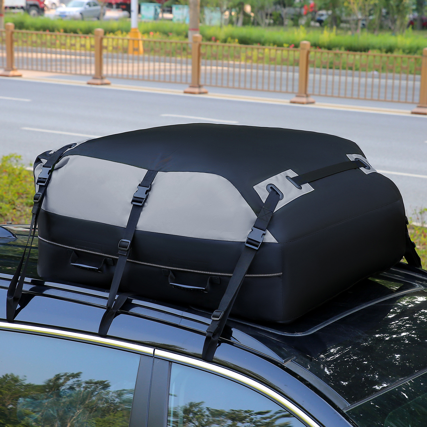 Factory Direct Sales Amazon Cross-Border Popular Roof Luggage Bag Rainproof Waterproof Roof Bag Car Luggage Bag
