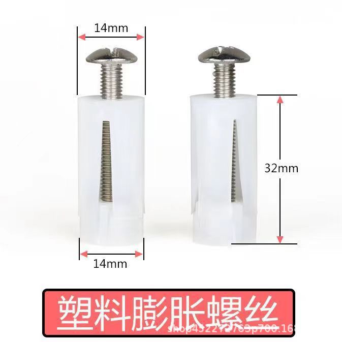 Tapa de inodoro universal tornillo fijo nuevos accesorios fijos tornillo de expansión de goma Tornillo superior de acero inoxidable 304