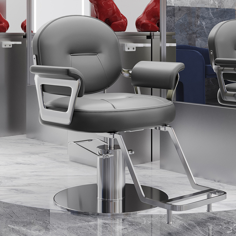 Nueva silla de peluquería en línea se puede elevar y bajar silla de peluquería de alta gama silla de peluquería especial silla de corte de pelo lujoso