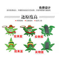 Cartoon simulation leaves refrigerator magnetic stickers ins style airplane magnet message board creative soft glue refrigerator magnet wholesale