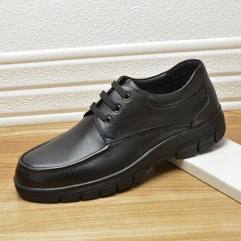 Shoes for leisure for leather shoes, footwear, autumn, cowhide, genuine leather