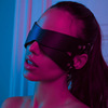 Sexy black polyurethane sleep mask for adults, toy suitable for men and women, new collection