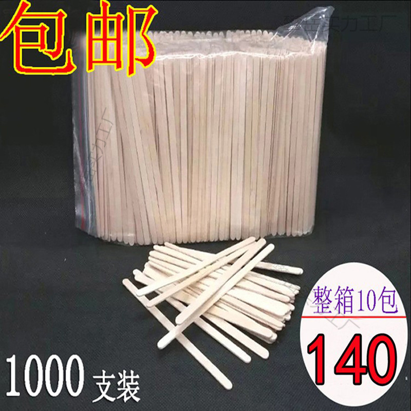 Wooden Coffee Stirring Sticks, 1000 Pieces, Disposable Coffee Stir Sticks, Wooden Stir Sticks for Beverages, Milk Tea, Handmade Sticks
