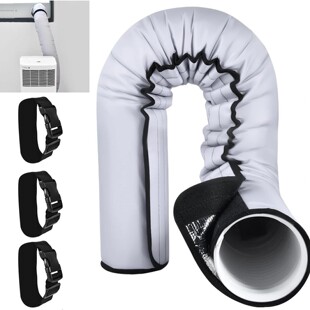 Air Conditioner Hose Cover Ac Hose Pipe Ventilation Cover Sleeve Insulation Cover Portable Air Conditioner Hose Insulation Sleeve