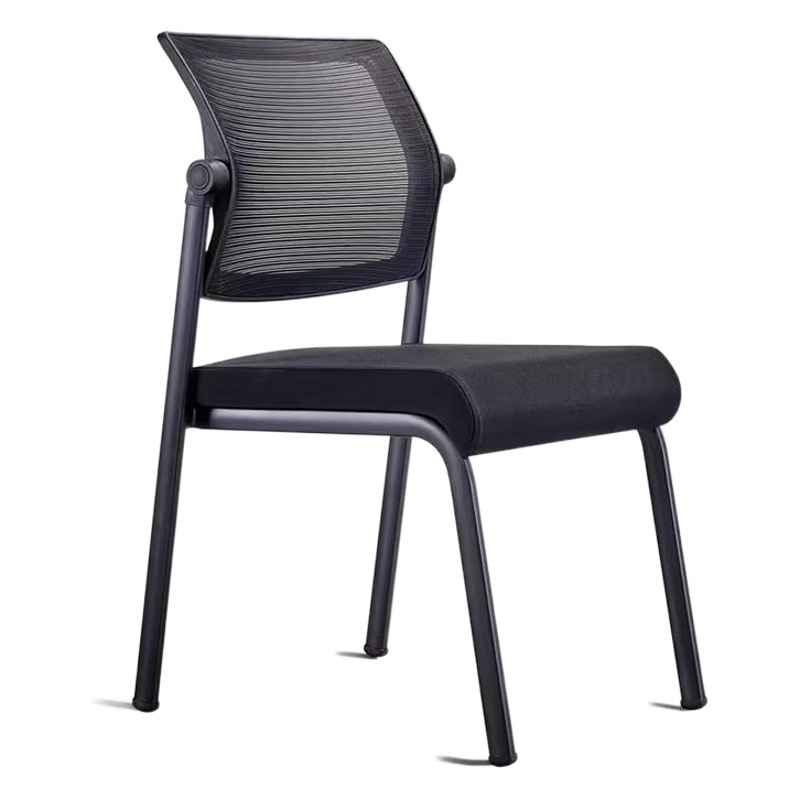 Conference room training chair breathable mesh arc comfortable office training chair simple armrest-free backrest office chair