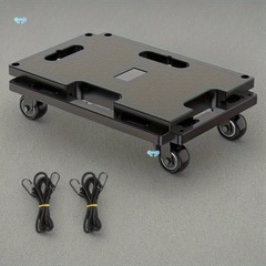 ブラック接続可能なモバイル家具カート 440 ポンド モバイルクロスボーダー