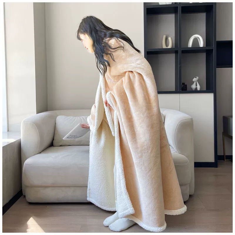 Многофункциональное утолщенное двухслойное одеяло одеяло для общежития Студенческое одеяло для завтраков