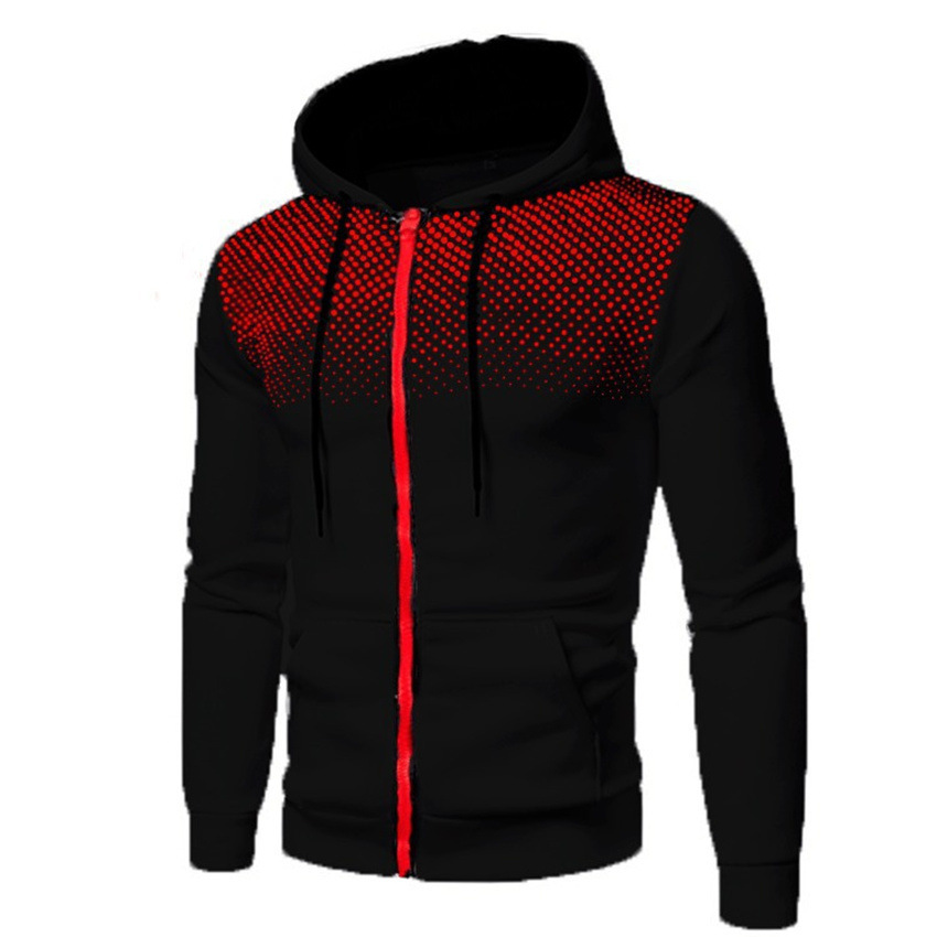 2024 New Top Sports Fitness Spring and Autumn Men's Zipper Sweater_voghion.com