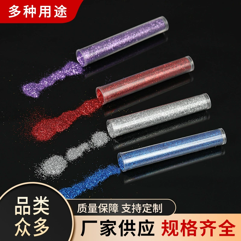 Многоцветный новый шалот в бутылках порошок ручной работы DIY блеск порошок слизи вспенивания наполнитель блеск порошок оптом