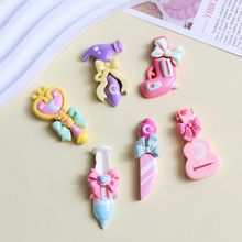 卡通diy树脂配件饰品少女武器奶油胶手工制发夹手机壳鞋扣配饰批