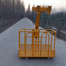 现货高空作业吊篮 吊车载物载人吊框吊笼 旋转高空作业吊篮