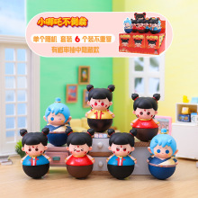 新款少年英雄三太子不倒翁盲盒周边公仔桌面趣味摆件儿童玩具批发