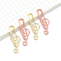 High Note Retro Metal Cartoon Colorful Paperclip Creative Shape Fastener Wholesale