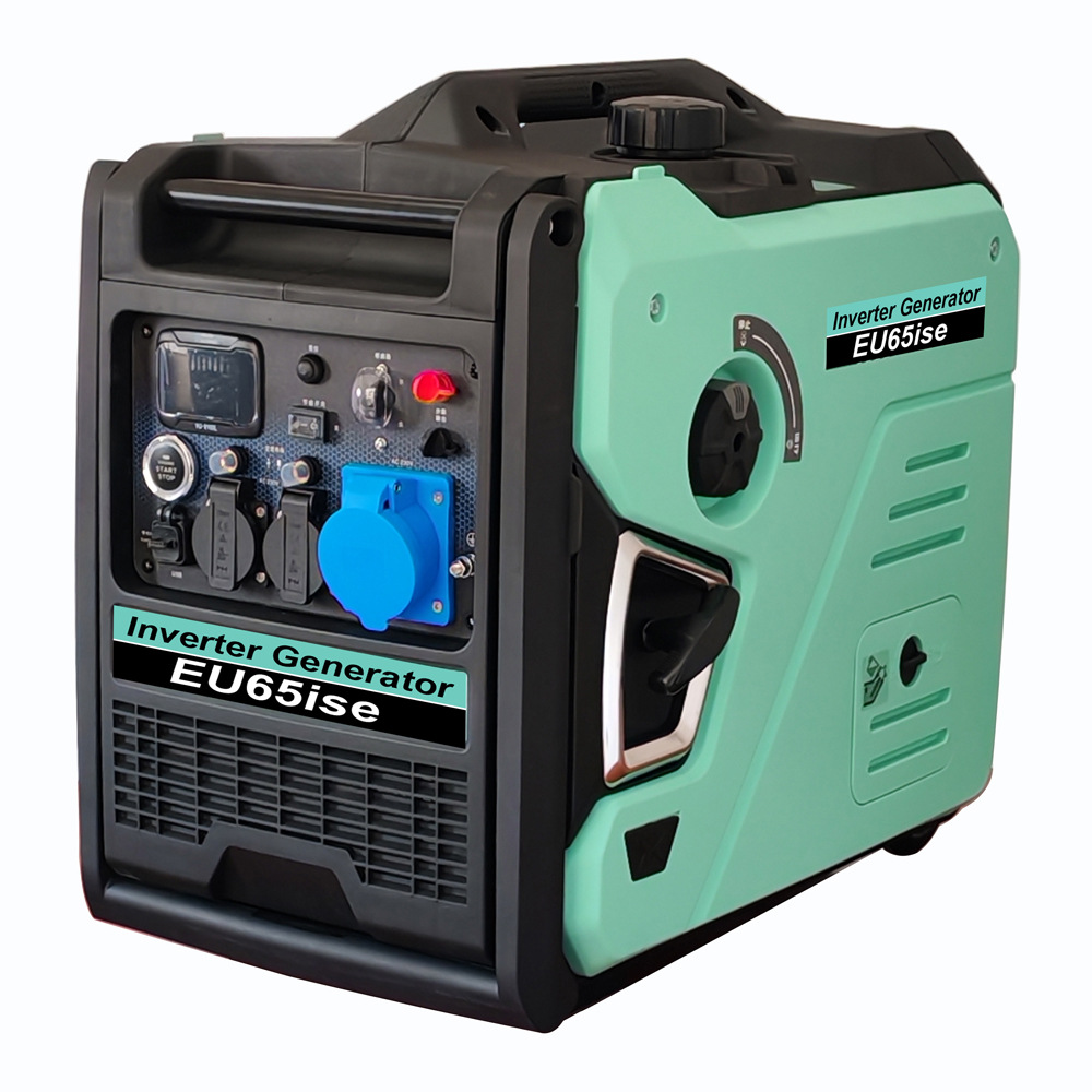 EU68i EU68ise 5kw 拉杆摇牙电启动数码汽油LPG发电机组厂家直销