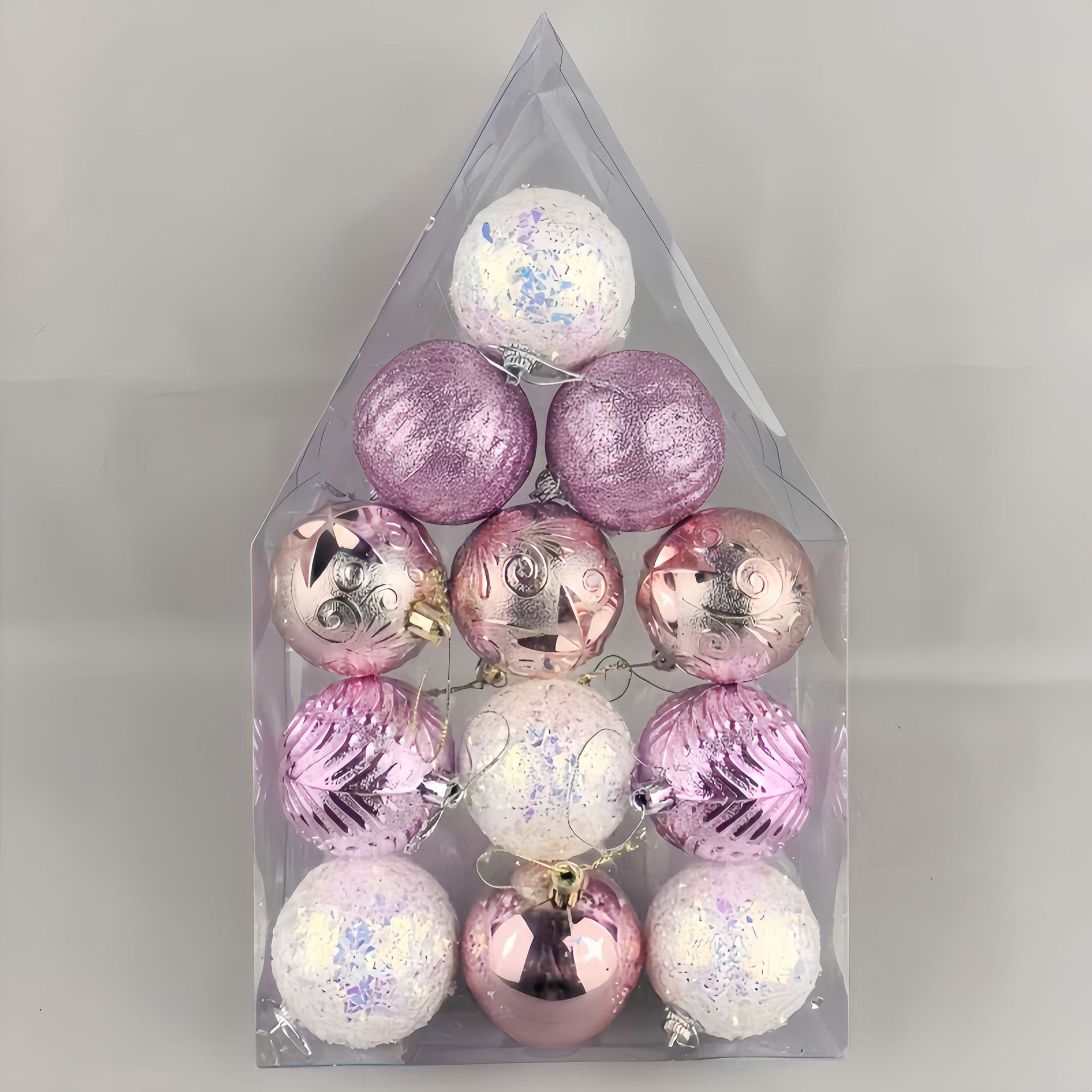 Nuevos adornos de Navidad transfronterizos colgantes de Navidad Bolas de Navidad Set Bolas de Navidad Colgantes de árbol de Navidad Caja de regalo Bolas de Navidad G image 12