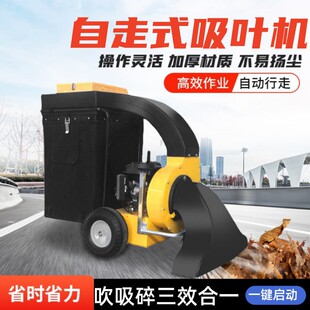 自走式环卫吸叶机道路树叶收集车手推式落叶清理吸扫机自动吸叶机-阿里巴巴