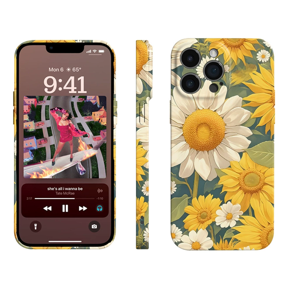Apple, совместимый чехол для iPhone 12, с цветочным рисунком, 12 Pro Max, для импорта