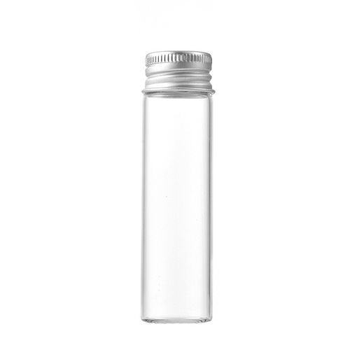 22mm diameter screw-cap tube bottle, transparent high borosilicate dispensing bottle, wish bottle, candy flower tea bottle, cordyceps agarwood bottle