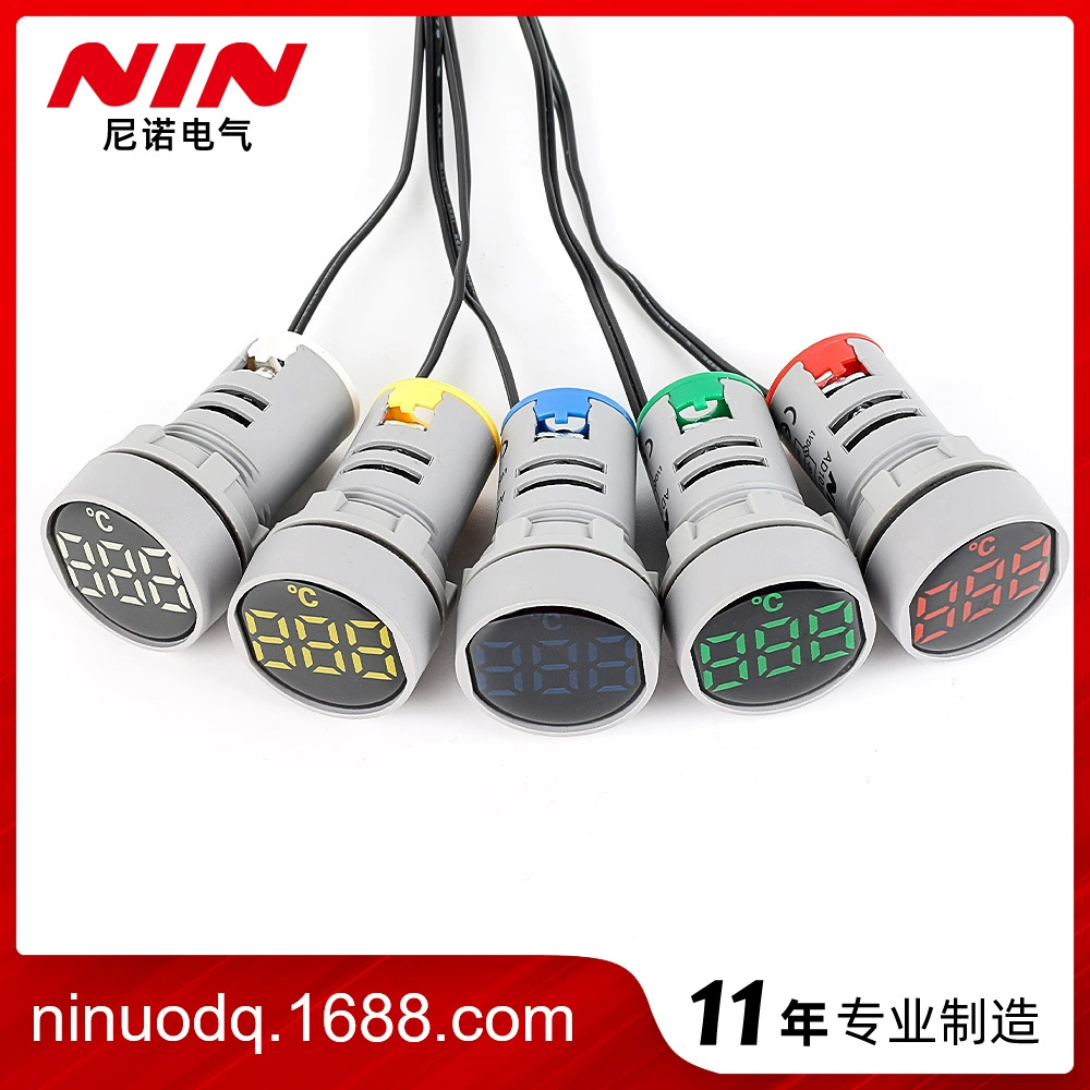 Nino электрическая сигнальная лампа Термометр круглый термометр сигнальная лампа термометр-20-199 градусов