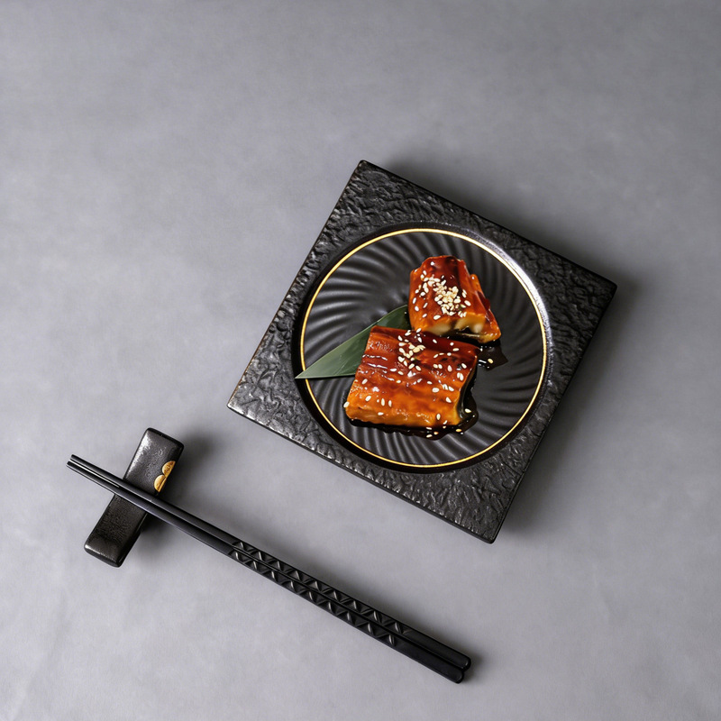 Japanese Kaiseki Cuisine Ceramic Tableware Square Plate Bone Plate Sushi Plate Sashimi Platter Barbecue Flat Plate Japanese Kaiseki Cuisine Ceramic Tableware Square Plate Bone Plate Sushi Plate Sashimi Platter Barbecue Flat Plate