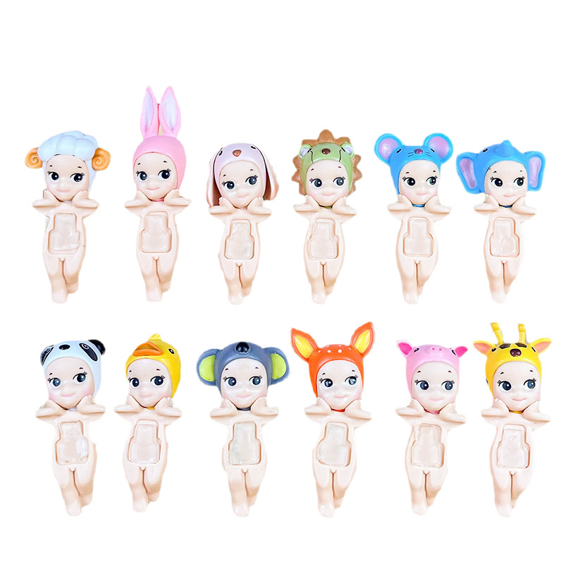 Figuras decorativas transfronterizas – adornos de coche o móvil, muñecos animados hechos a mano, venta por lotes