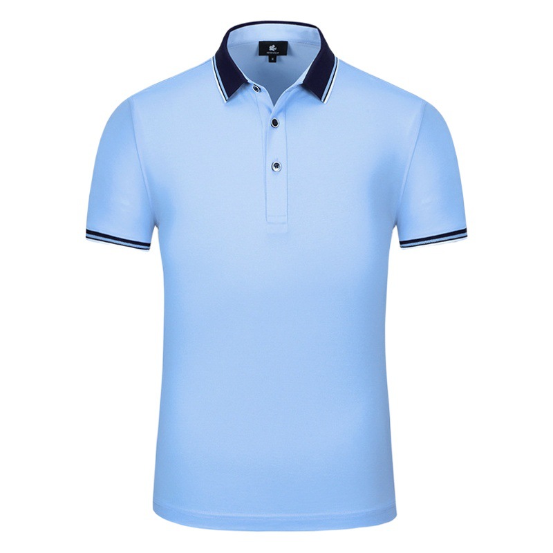 40 camisas de trabajo de manga corta con cuello, de alta gama, para empresas, polos bordados, uniformes de trabajo en grupo, camisetas personalizadas para el verano