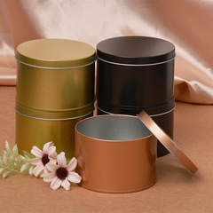 Steel Can with Round Window for Food, Mousse Cake Baking Dessert Steel Box, Snack Candy Packaging Steel Box