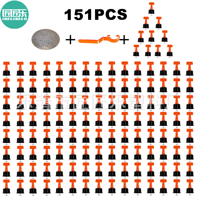 151pcs nivelación de azulejos transfronterizos nivelación de azulejos nivelación de azulejos de pared de plástico cruzado nivelación