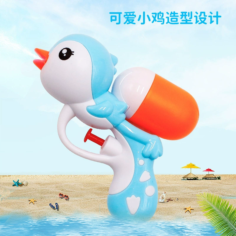 Аква-пистолет, летняя пляжная Cartoon игрушка для игры в воде, пингвин, семейный стиль